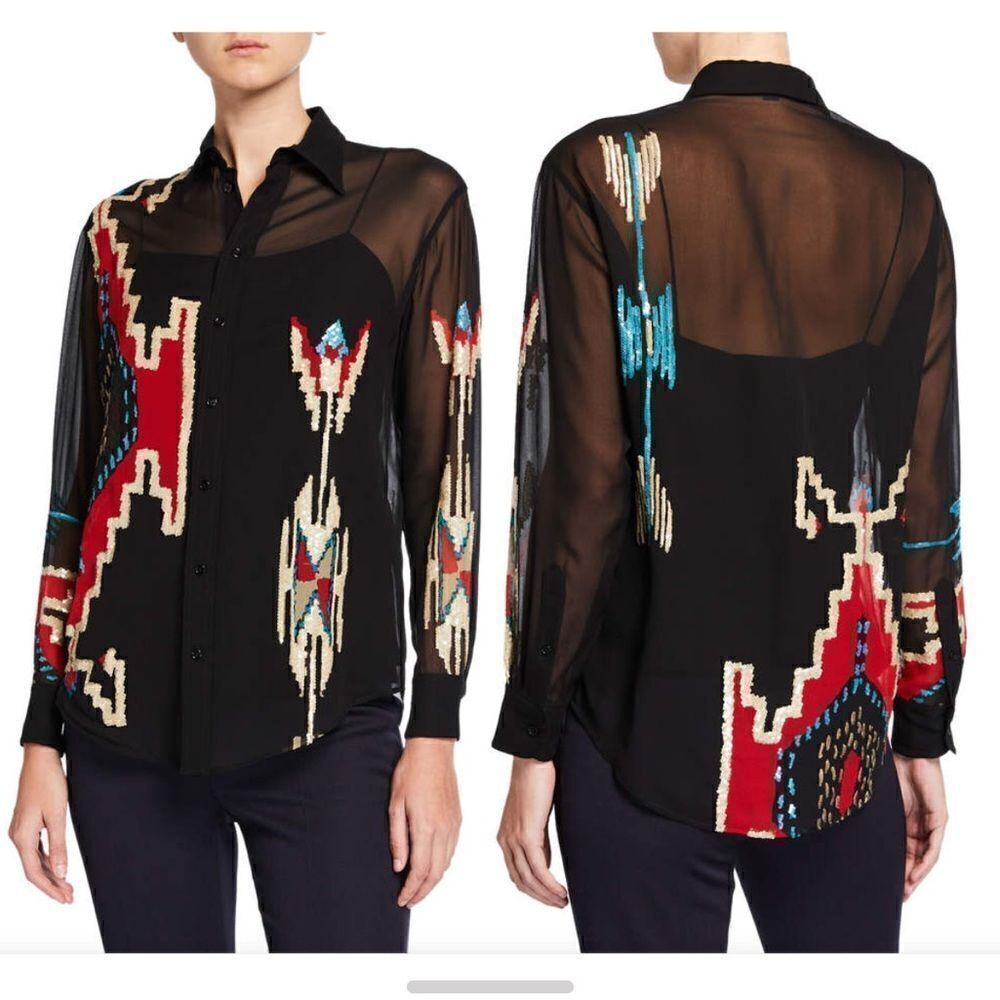 Ralph Lauren Collection Antonella Geometric
Beaded Blouse - Picture 17 of 17